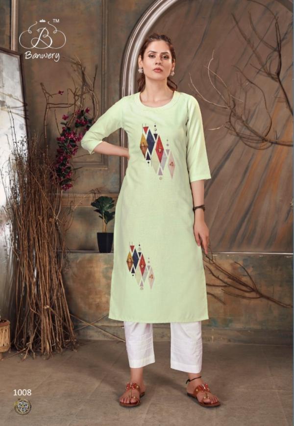 Banwery Baby Girl-Cotton-With-Digital-Print-Kurti